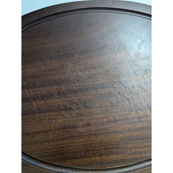 Wood Pewter Cutting baod Made in France hanging 20 x 9 textured metal 4 lbs - Picture 8 of 16